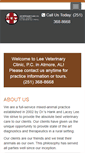 Mobile Screenshot of leevetclinic.com
